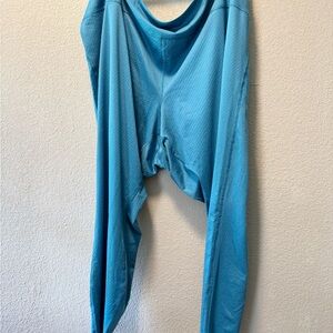 REI Women's 3XL Teal Blue thermal, lightweight base layer pants